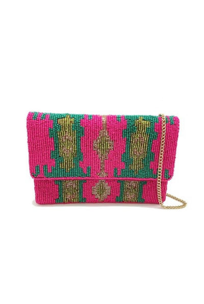 Mini Beaded Clutch Purse