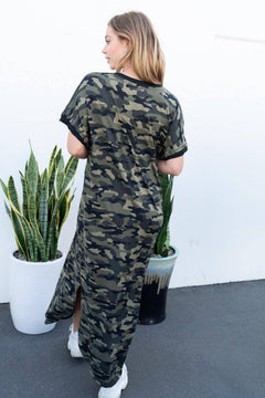 Camo Maxi Dress