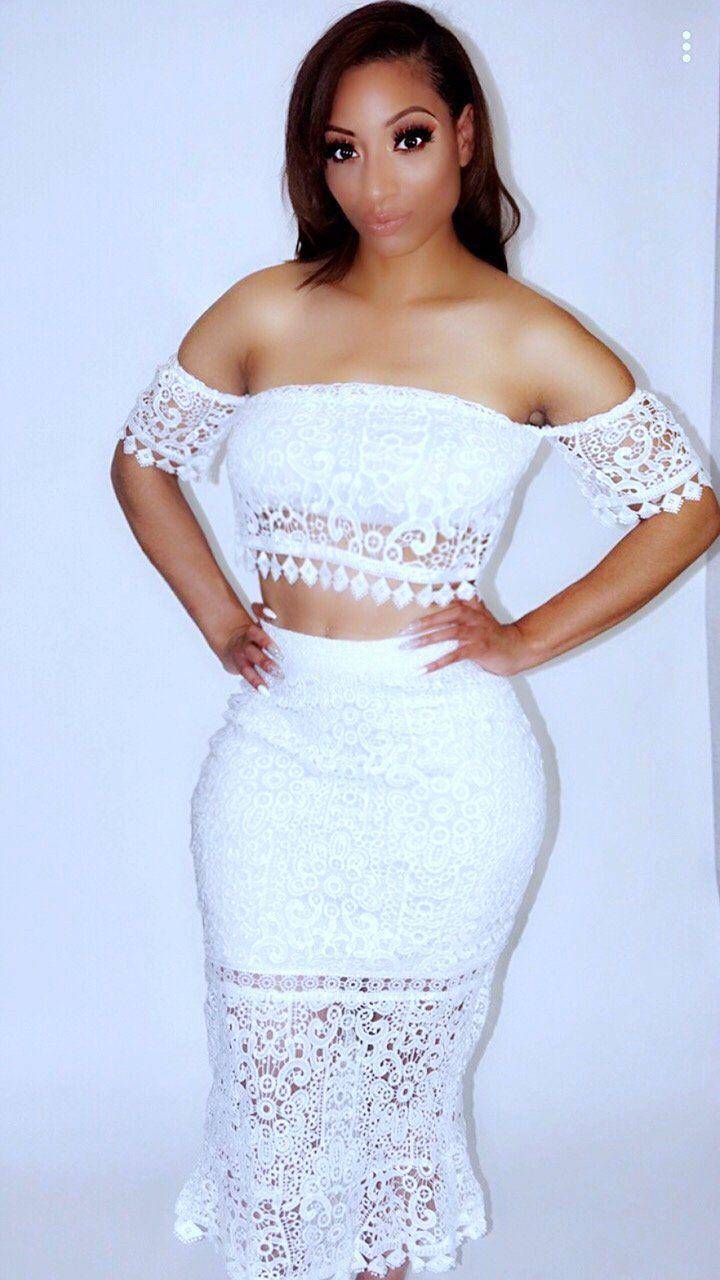 Lace Skirt Set