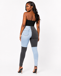 Block Me Then Color-Block Skinny Jean – Bold Denim