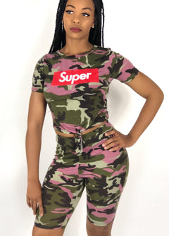 Super Camo Capri Set - Shop Besos Boutique