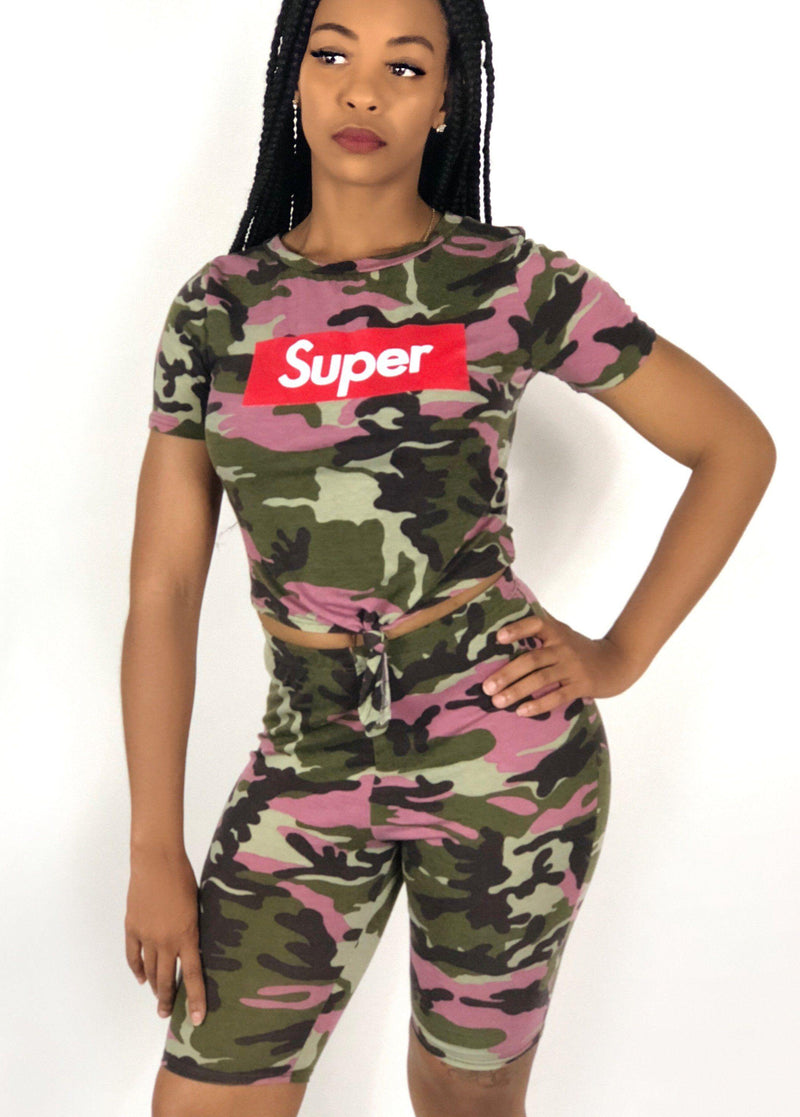 Super Camo Capri Set - Shop Besos Boutique