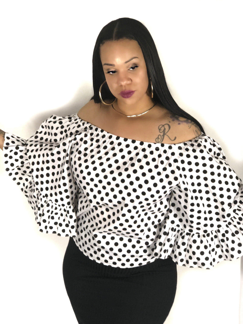 The Polka Top - Shop Besos Boutique