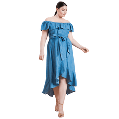 Plus Size Denim Dress