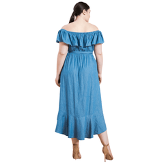 Plus Size Denim Dress