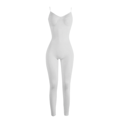 white jumpsuit