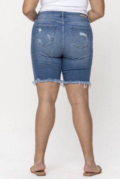 Plus Size Bermuda Denim Short