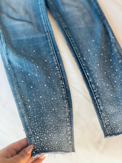 Rhinestone Skinny Jean