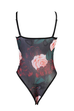 Floral Paradise Mesh Bodysuit