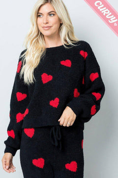 plus size fuzzy sweater